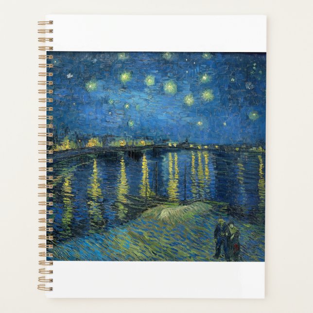 Agenda Starry Night Over the Rhone by Vincent van Gogh (Frente)
