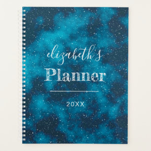 Agenda Starry Night Sky Personalizado Blue 2024