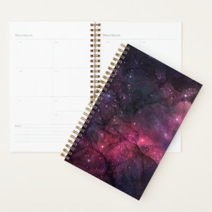Agenda Starry Stars Exterior Galáxia Espacial Padrão Pl