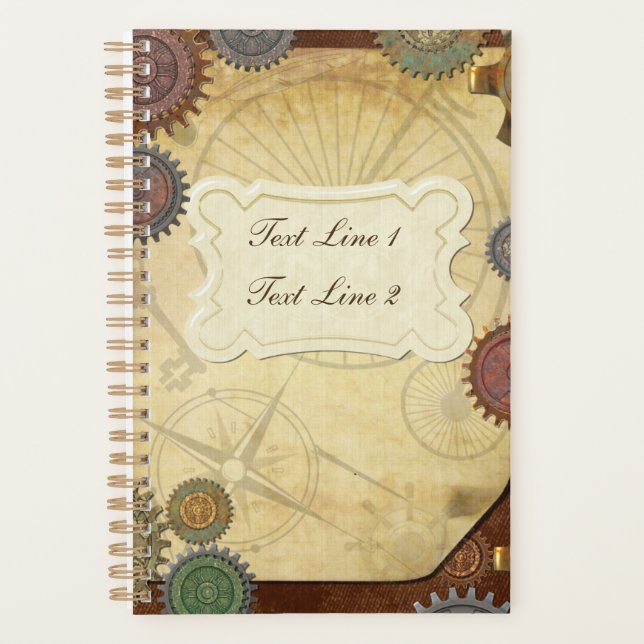 Agenda Steam Elegance Steampunk (Frente)