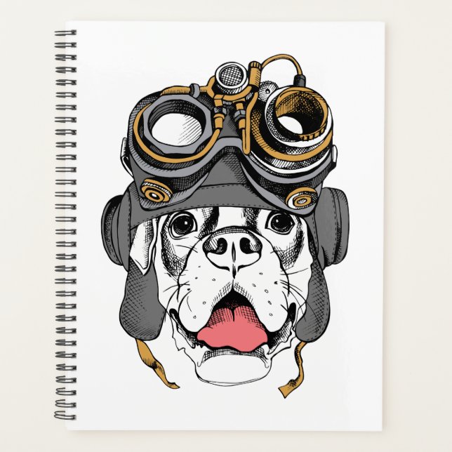 Agenda Steampunk Boxer (Frente)