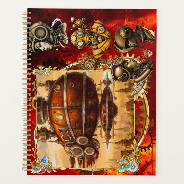 Agenda Steampunk Spaceship (Frente)