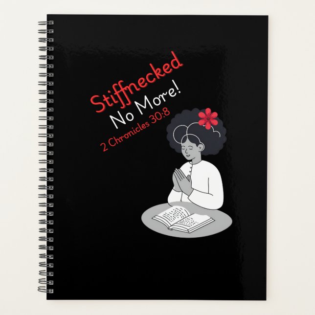 Agenda "Stiffnecked No More" Hebraico, Design israelita (Frente)