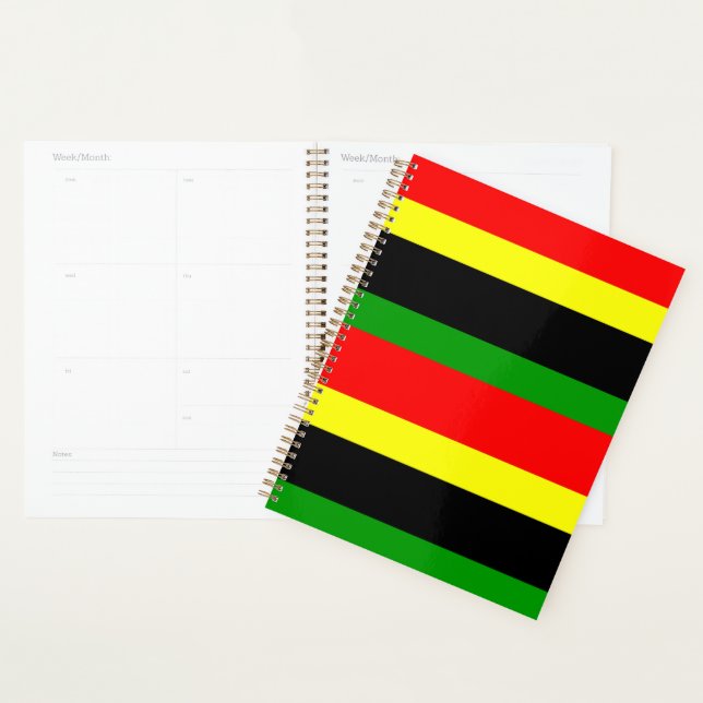 Agenda Stripes Afrocêntricas (Exibição)