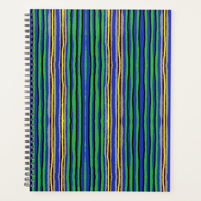 Agenda Stripes Kente do Grande Planeador (Frente)