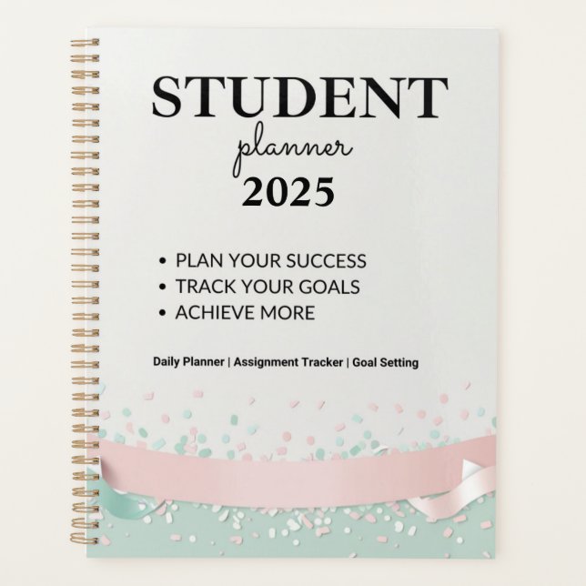 Agenda Student Planner 2025 – Personalized Daily Schedule (Frente)