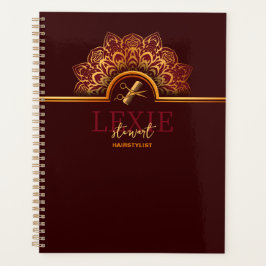 Agenda Stylist para o cabelo elegante e clássico