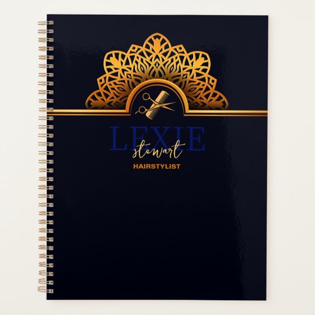 Agenda Stylist para o cabelo elegante e clássico (Frente)