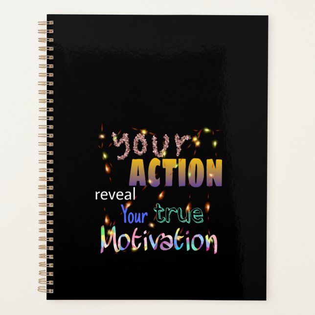 Agenda sua ação revela sua motivação (Frente)