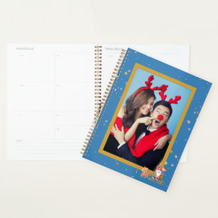 Agenda Sua Foto Favorita Santa Claus Sleigh Reindeer
