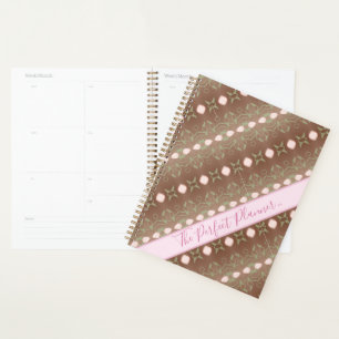 Agenda Sua Planejadora Perfeita Com Acentos Rosa