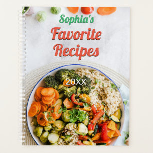 Agenda Suas Receitas Favoritas, Nome Personalizado, Títul