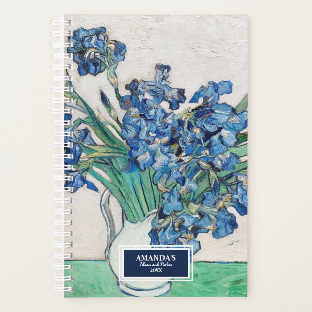 Agenda Subida Em Uma Pintura Vase Van Gogh (Frente)