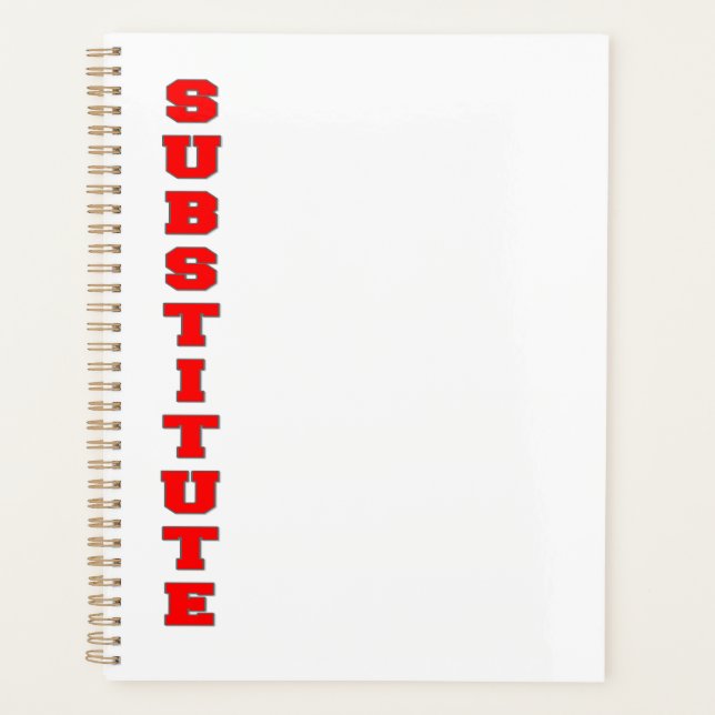 Agenda Substituto (Frente)