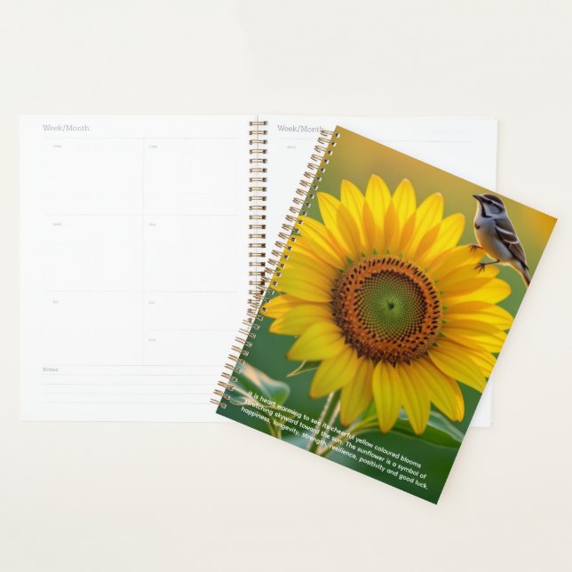 Agenda Sunflower Symbolism Calendar (Exibição)
