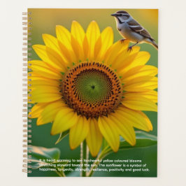 Agenda Sunflower Symbolism Calendar
