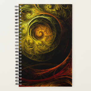 Agenda Sunrise Floral Red Abstrato Art