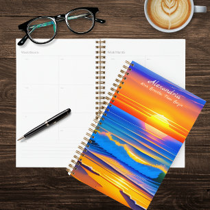Agenda Sunset do Oceano Brilhante