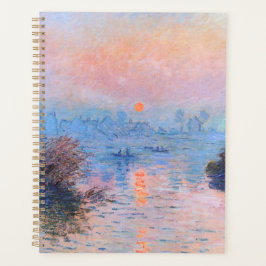 Agenda Sunset sobre o Seine Claude Monet