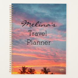 Agenda Sunset Tropical de Sonho Personalizado