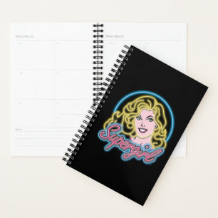 Agenda Supergirl Retro Neon Lights Graphic