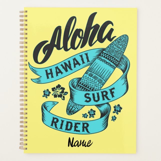 Agenda Surf Aloha Hawaii Rider Thunder_Cove (Frente)
