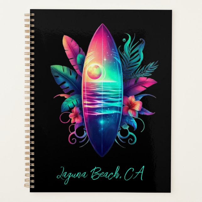 Agenda Surfboard Tropical Beach- (Frente)