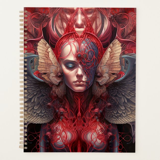 Agenda Surreal Angel Trabalho de arte (Frente)