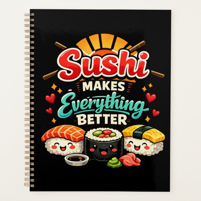 Agenda Sushi Torna Tudo Melhor (Frente)