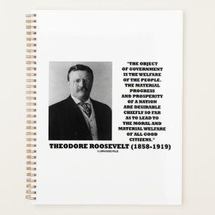 Agenda T. Roosevelt Governo De Objetos Bem-Estar Das Pess