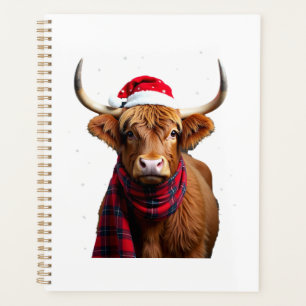 Agenda T-Shirt Boho Xmas Natal Vaca das Terras Altas (1)