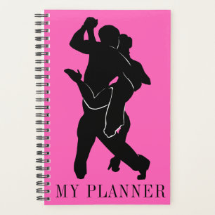 Agenda Tango Dancers Planner Rosa ou Escolher Cor