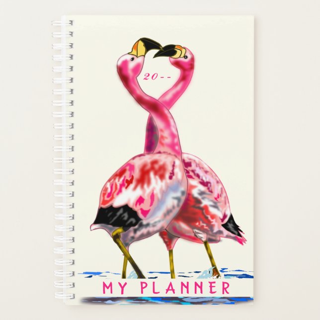 Agenda Tango Flamingo Planner Love (Frente)
