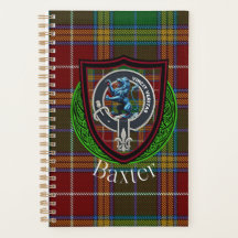 Tartan e Brasão do Clã Escocês Baxter