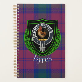 Agenda Tartan e Brasão do Clã Escocês Byres