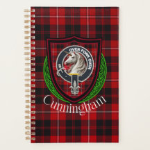 Tartan e Brasão do Clã Escocês Cunningham