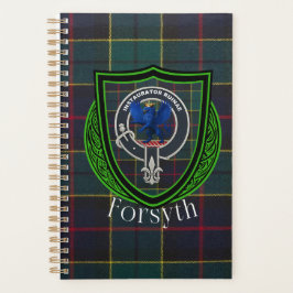 Agenda Tartan e Brasão do Clã Escocês Forsyth