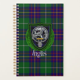 Agenda Tartan e Brasão do Clã Escocês Inglis