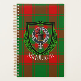 Agenda Tartan e Brasão do Clã Escocês Middleton