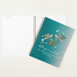 Agenda TARTARTARUGAS MARÍTIMAS Personalizadas