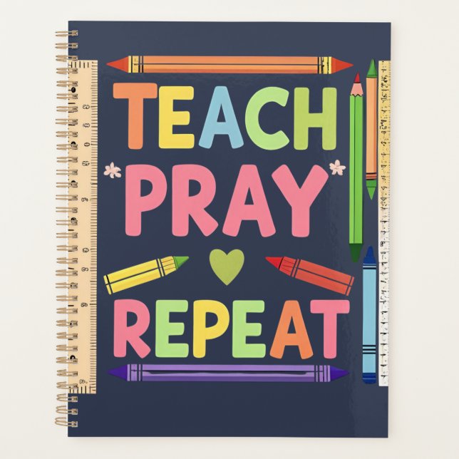 Agenda Teach Pray Repeat Planner (Frente)