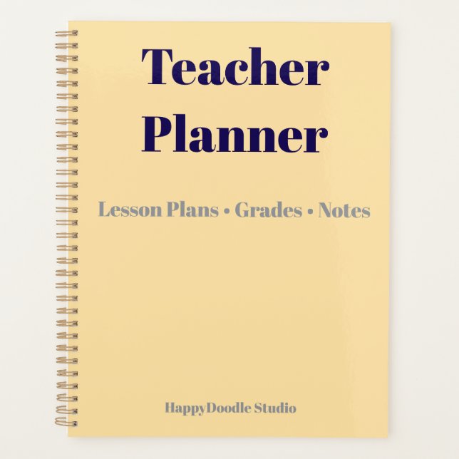 Agenda Teacher Planner | Lesson Plans, Grades & Classroom (Frente)