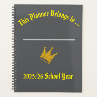 Agenda Teachers Planner with space for name