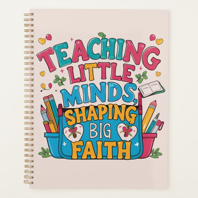 Agenda Teaching Little Minds Teacher's Planner  (Frente)