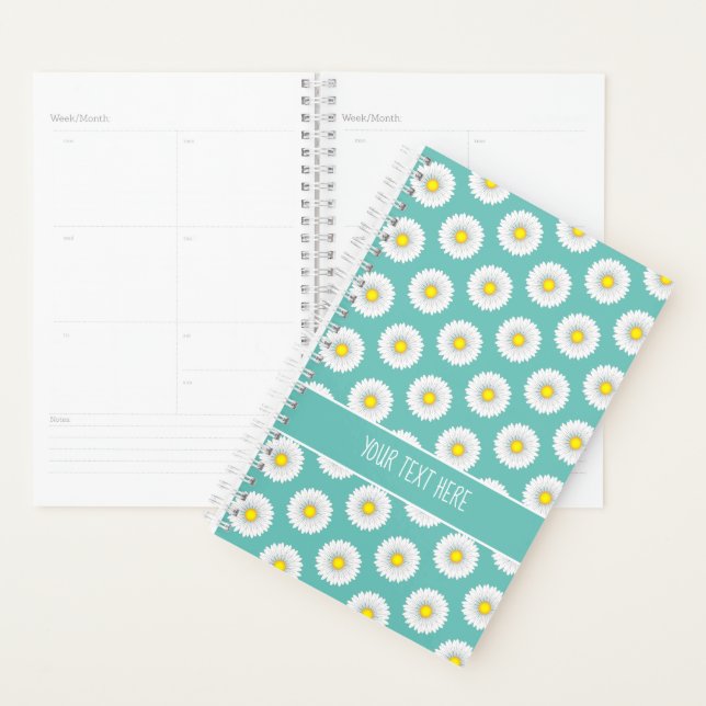 Agenda Teal Bonito Little Daisy (Exibição)