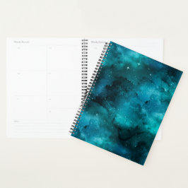 Agenda Teal Galaxy Series Design 7