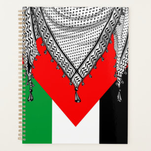 Agenda Tecido Tradicional do Keffiyeh Scarf Palestino