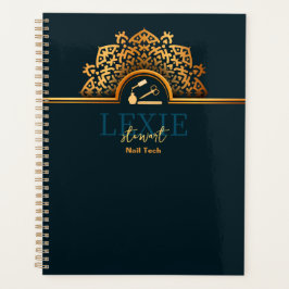 Agenda Técnica de Unhas Elegante e Sofisticada