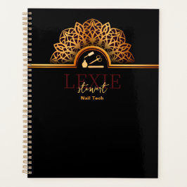 Agenda Técnica de Unhas Elegante e Sofisticada