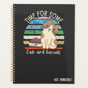 Agenda Tempo para alguns gatos e biscoitos trocadilho d